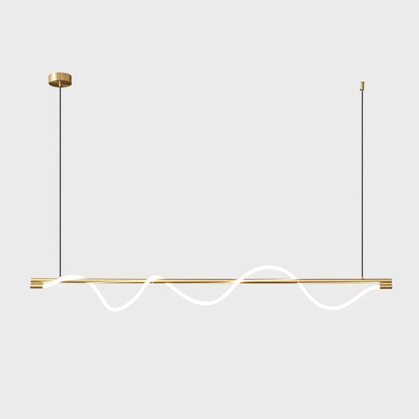 Linear Curve Island Chandelier