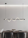 Linear Curve Island Chandelier