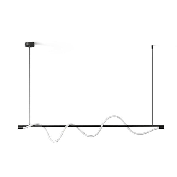 Linear Curve Island Chandelier