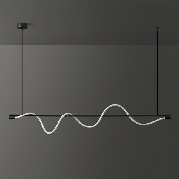 Linear Curve Island Chandelier