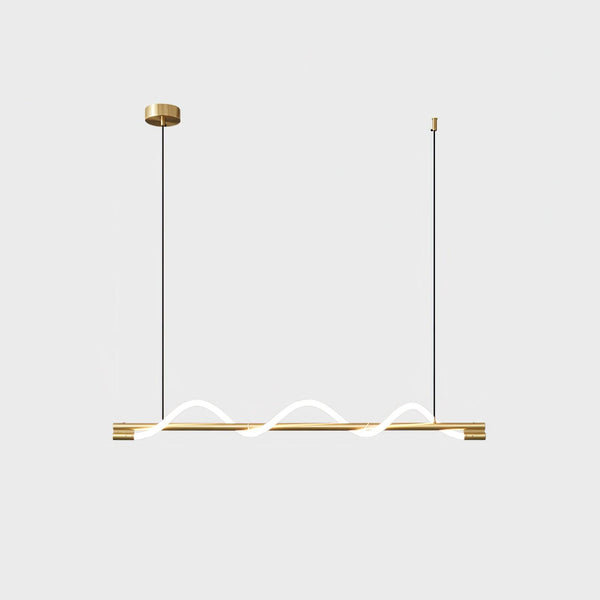 Linear Curve Island Chandelier