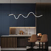 Linear Curve Island Chandelier