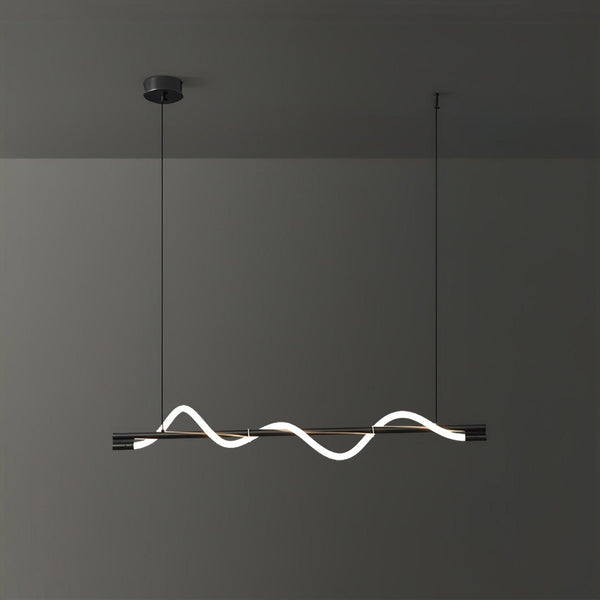 Linear Curve Island Chandelier