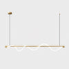 Linear Curve Island Chandelier