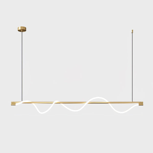 Linear Curve Island Chandelier