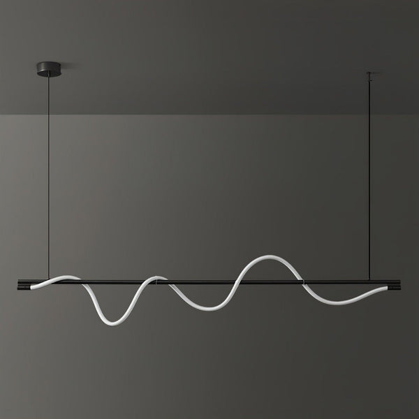 Linear Curve Island Chandelier