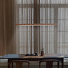Linear Wooden Pendant Light