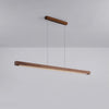Linear Wooden Pendant Light