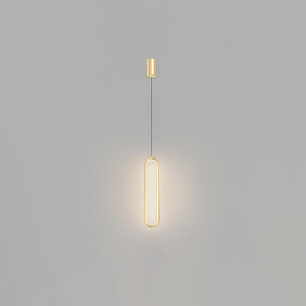 Long Oval Led Pendant Lamp