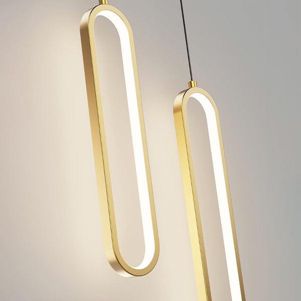 Long Oval Led Pendant Lamp