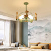 Lovely Deer Wooden Chandelier