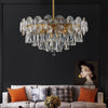Luxurious Droplet Copper Chandelier
