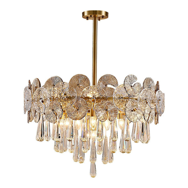 Luxurious Droplet Copper Chandelier