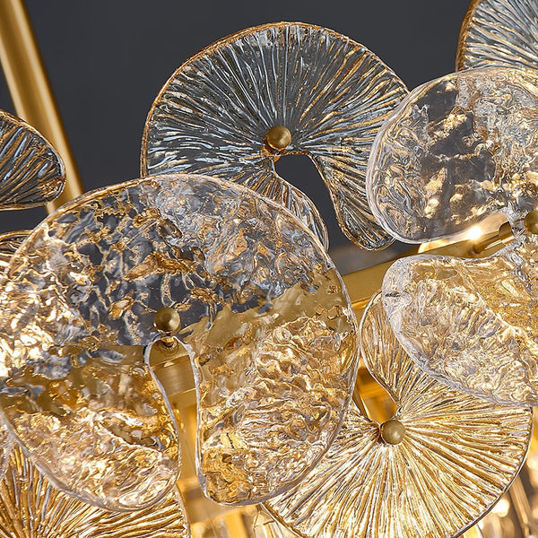 Luxurious Droplet Copper Chandelier