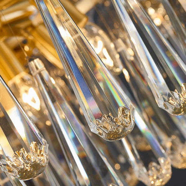 Luxurious Droplet Copper Chandelier