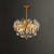 Luxurious Droplet Copper Chandelier