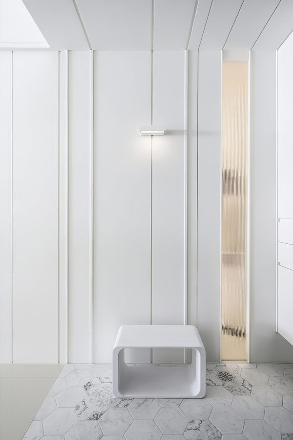 Modern Minimalist Wall Lamp with Wood and Metal, LED Wall Sconce for Bedroom and Hallway