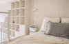 Modern Minimalist Wall Lamp with Wood and Metal, LED Wall Sconce for Bedroom and Hallway