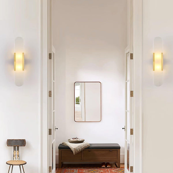 Melange Elongated Plug In Sconce