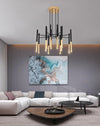 Metal Tubular Chandelier