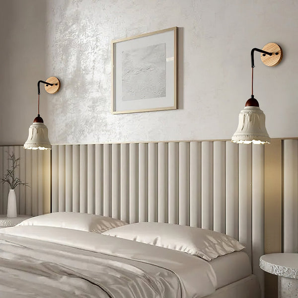 Microcement Retro Wall Lamp