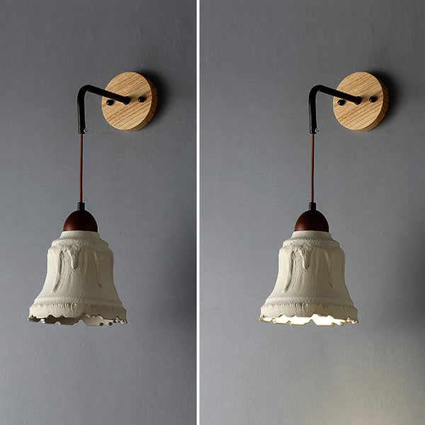 Microcement Retro Wall Lamp