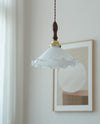 Milky Flower Pendant Light