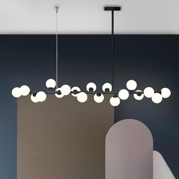 Geometric Linear Ball Pendant Chandelier Ceiling