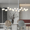 Geometric Linear Ball Pendant Chandelier Ceiling