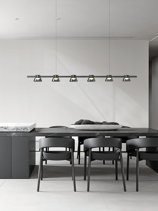 Minimalist Island Glass Chandelier