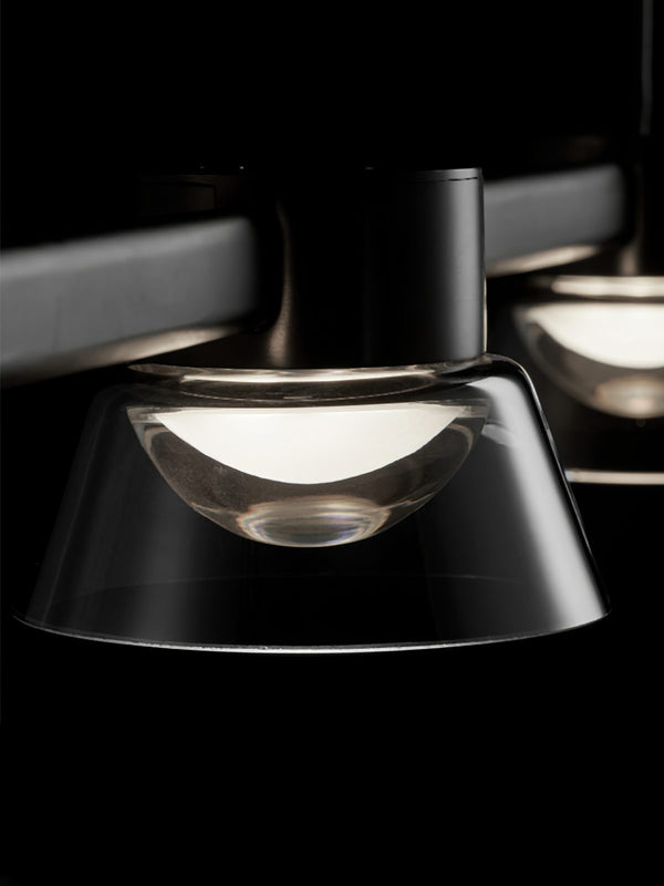 Minimalist Island Glass Chandelier