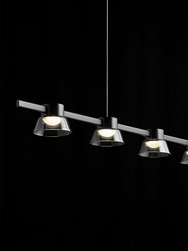 Minimalist Island Glass Chandelier