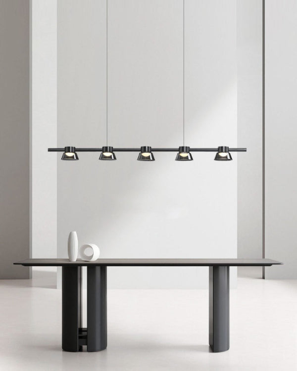 Minimalist Island Glass Chandelier