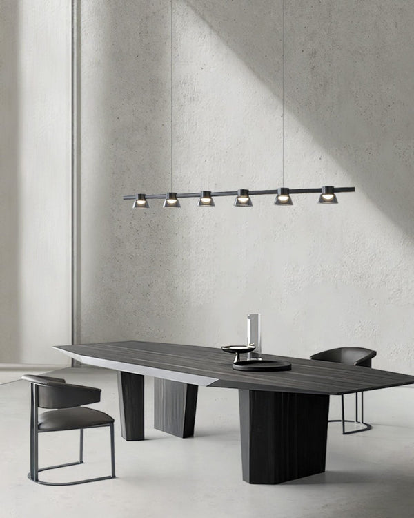 Minimalist Island Glass Chandelier