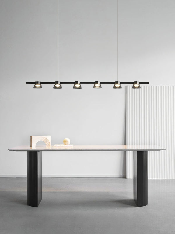 Minimalist Island Glass Chandelier