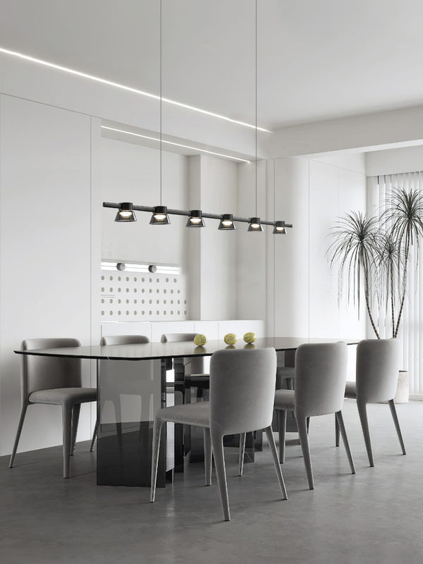 Minimalist Island Glass Chandelier