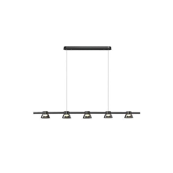 Minimalist Island Glass Chandelier