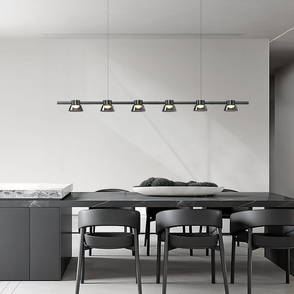 Minimalist Island Glass Chandelier