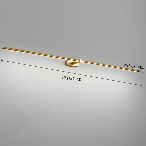 Minimalist Linear Plug In Wall Lamp