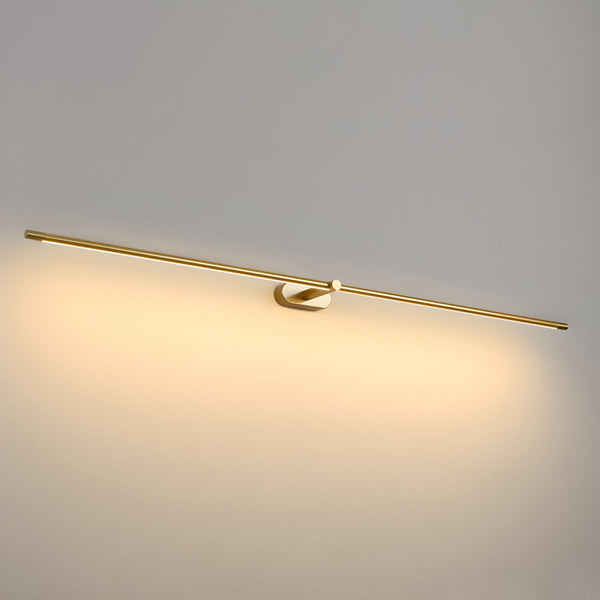 Minimalist Linear Plug In Wall Lamp