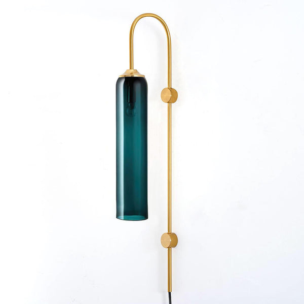 Modern Glass Plug In Wall Lamp