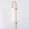 Modern Glass Plug In Wall Lamp
