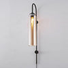 Modern Glass Plug In Wall Lamp