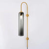 Modern Glass Plug In Wall Lamp