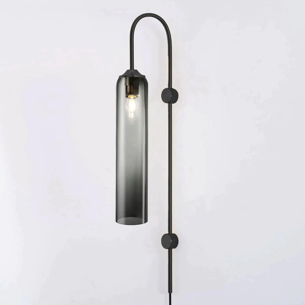 Modern Glass Plug In Wall Lamp