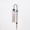 Modern Glass Plug In Wall Lamp
