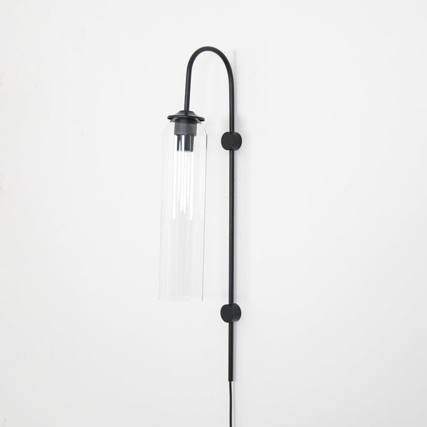 Modern Glass Plug In Wall Lamp