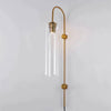 Modern Glass Plug In Wall Lamp