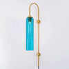 Modern Glass Plug In Wall Lamp