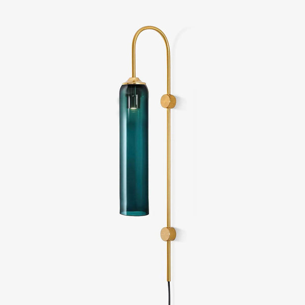 Modern Glass Plug In Wall Lamp